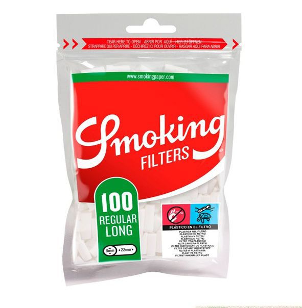 SMOKING CLASSIC REGULAR LONG 8MM 100 FILTROS 1X25