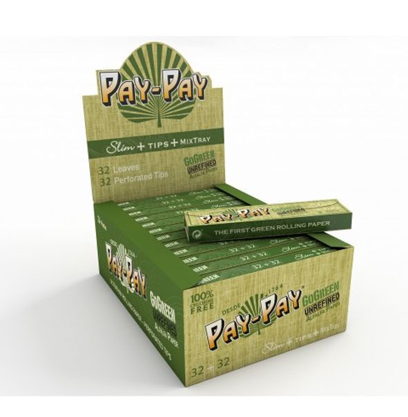 PAPEL PAY-PAY GO GREEN SLIM+ TIPS+ MIXTRAY 1X32