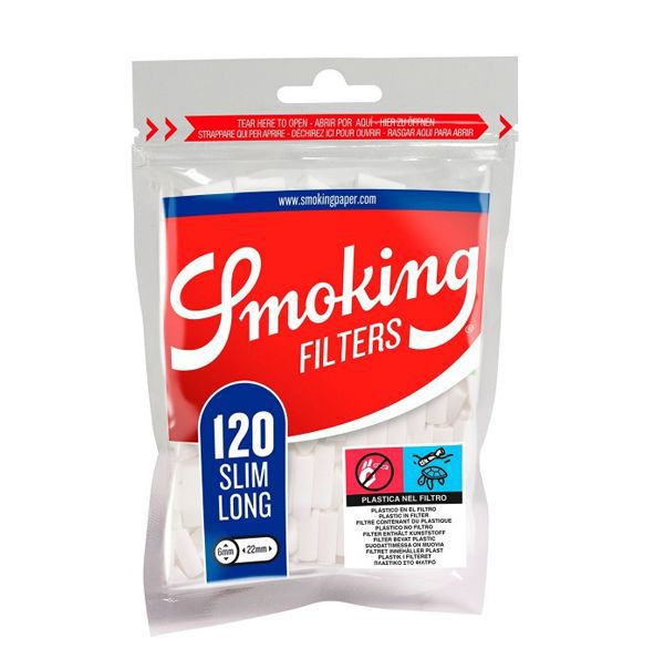 SMOKING FILTROS CLASSIC SLIM LONG 6MM 1X30
