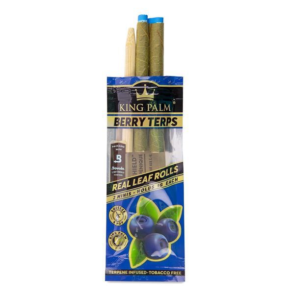 KING PALM BERRY TERPS- 2 ROLLOS SLIM 1X20