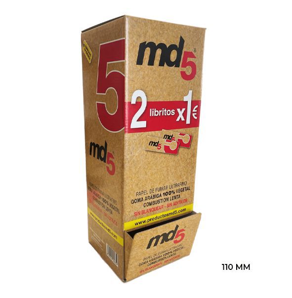 EXPOSITOR PAPEL BROWN MD5 110MM 2X1€ (1X200)