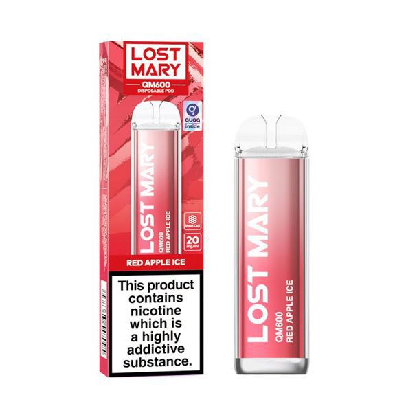 LOST MARY CRYSTAL 600 RED APPLE ICE 20MG 1X10