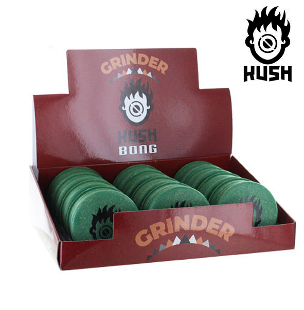 GRINDER CAÑAMO KUSH BONG -GREEN ORGANIC- 50MM 1X12